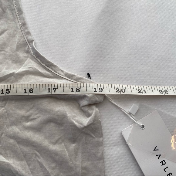 NWT Varley Light Gray Anta Relaxed Racerback Activewear Tanktop Size Medium - Picture 10 of 11